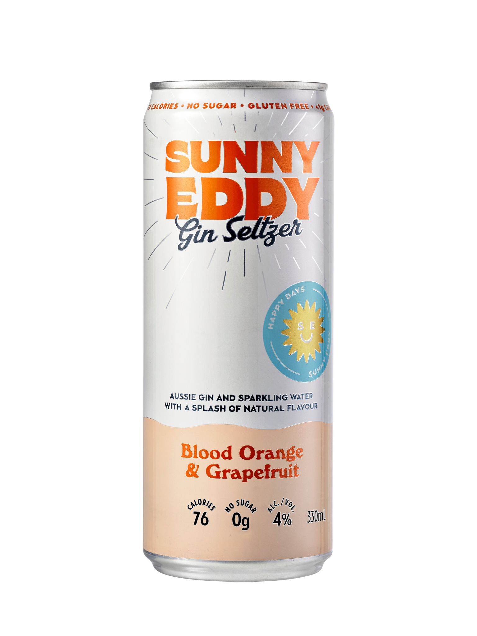 Sunny Eddy Blood Orange & Grapefruit Gin Seltzer 12*330ml
